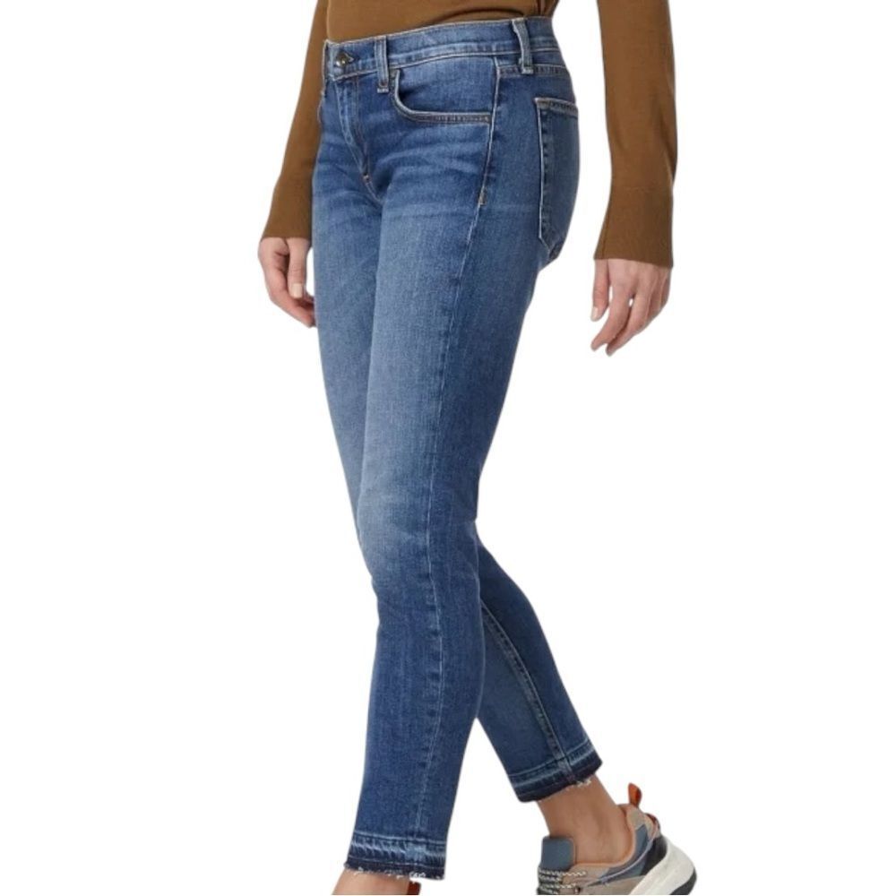 Rag & Bone Dre Low-Rise Slim Boyfriend Released Raw Hem Jeans Size 29 - Picture 11 of 11